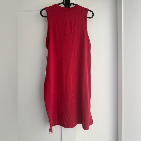 Women's Lululemon Classic-Fit Cotton-Blend Dress Size 6 CLCN Red New - Picture 3 of 4